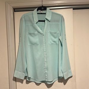 Turquoise blouse